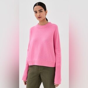 CLOSED Flamingo Pink Cropped Pullover Sweater
